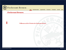 Tablet Screenshot of fischeramt-bremen.de